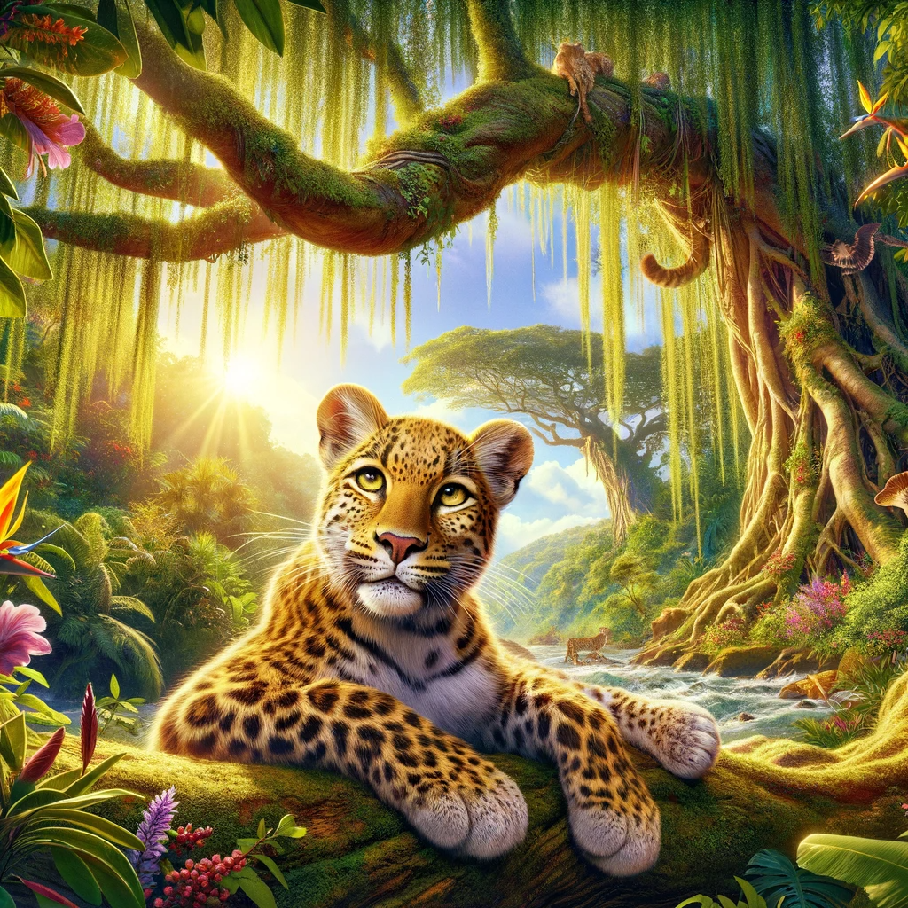 Fern The Leopard and The Whispering Willow