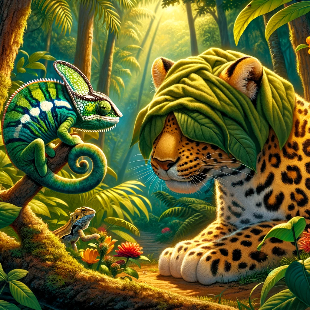 Fern The Leopard Learns Camouflage