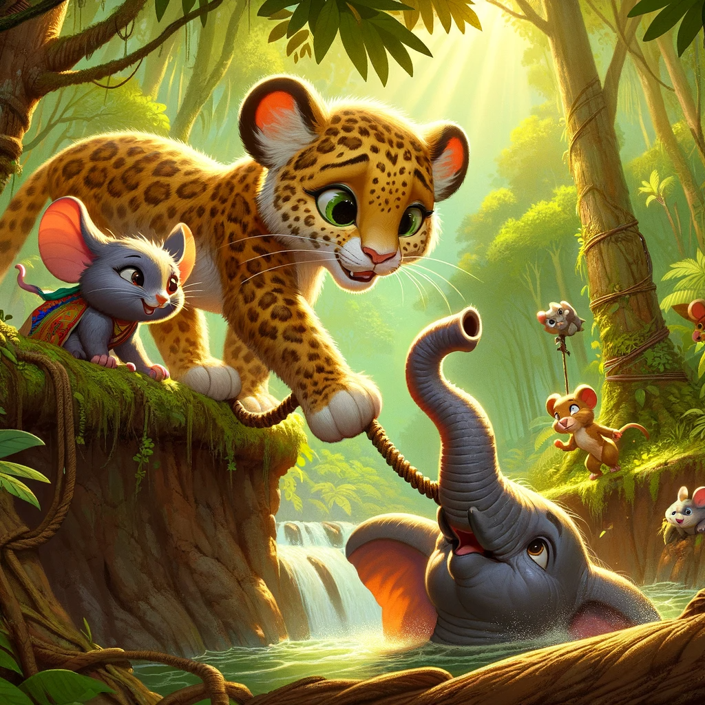 Fern The Leopard and the Elephant Rescue