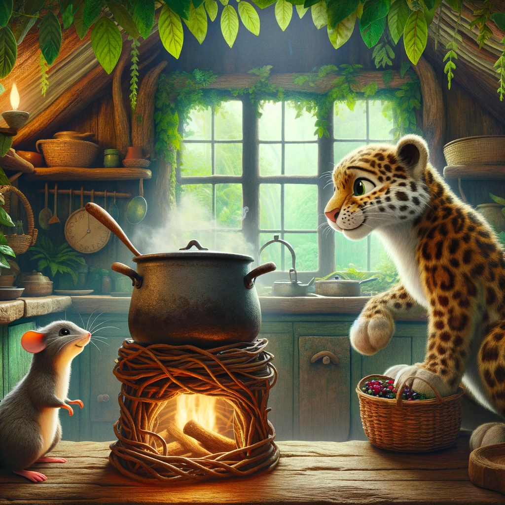 Fern the Leopard and the Mysterious Boiling Pot
