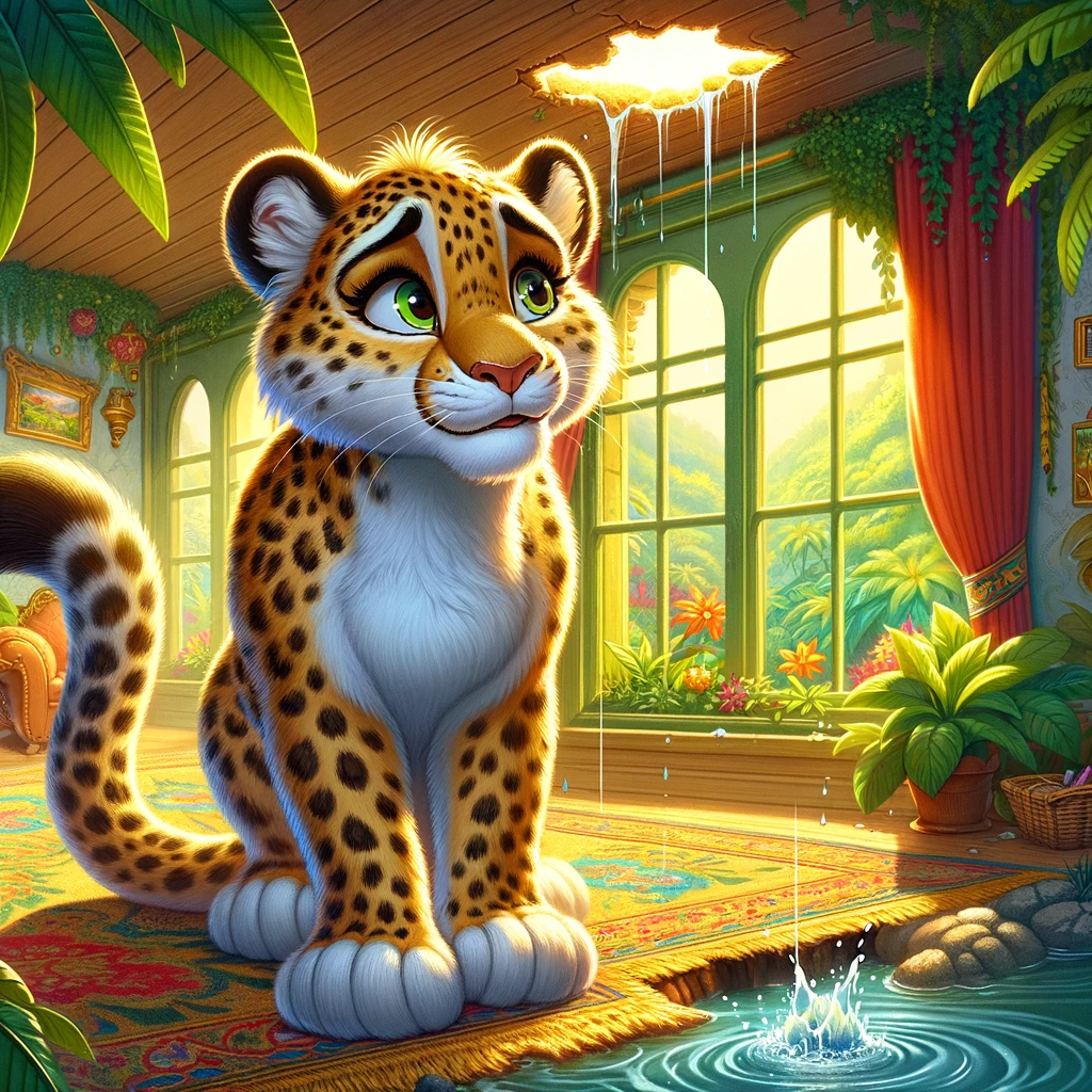Fern The Leopard and the Rainforest Leak